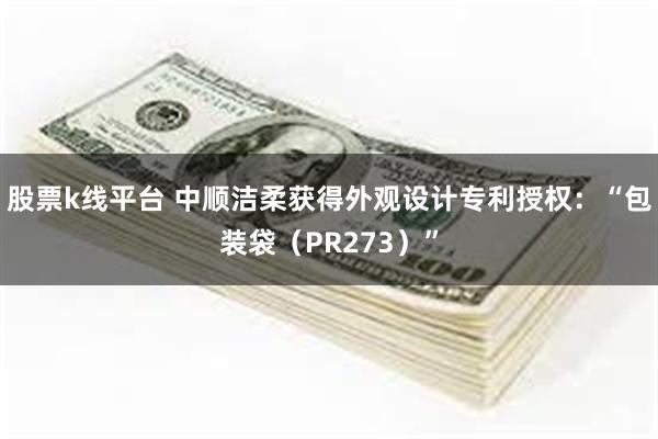 股票k线平台 中顺洁柔获得外观设计专利授权:“包装袋(PR273)”